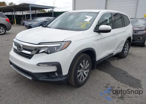 2021 Honda Pilot 2Wd Ex из США, поврежденный, VIN 5FNYF5H35MB032785